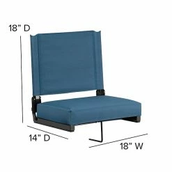 Flash Furniture Game Day Seats With Ultra-Padded Seat, Green (XU-STA-GN-GG) -Stackable Folding Chairs Sales unnamed file 1020