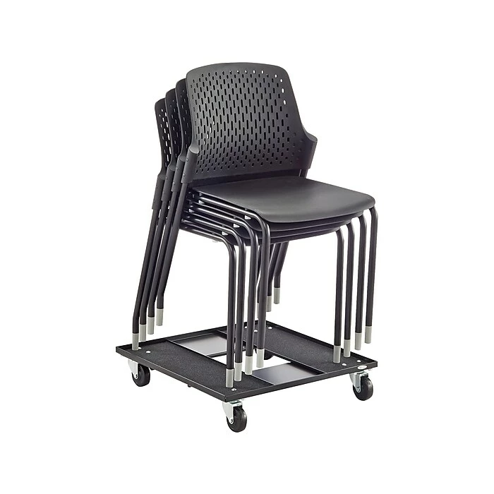 Safco Next High-Impact Polypropylene Office Chair, Black, 4/Carton (4287BL) 3 Safco Next High-Impact Polypropylene Office Chair, Black, 4/Carton (4287BL)