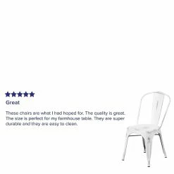 Flash Furniture Distressed White Metal Indoor Stackable Chair (ET3534WH) -Stackable Folding Chairs Sales unnamed file 1035