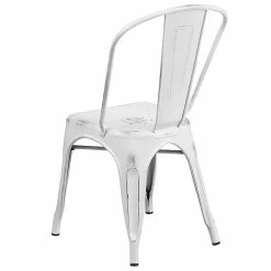 Flash Furniture Distressed White Metal Indoor Stackable Chair (ET3534WH) -Stackable Folding Chairs Sales unnamed file 1038