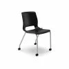 HON Motivate Stacking Chair, Onyx Shell, Textured Platinum Frame, 2 Per Carton -Stackable Folding Chairs Sales unnamed file 1046