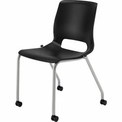 HON Motivate Stacking Chair, Onyx Shell, Textured Platinum Frame, 2 Per Carton 11 HON Motivate Stacking Chair, Onyx Shell, Textured Platinum Frame, 2 Per Carton -Stackable Folding Chairs Sales unnamed file 1049