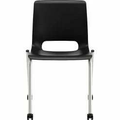 HON Motivate Stacking Chair, Onyx Shell, Textured Platinum Frame, 2 Per Carton 12 HON Motivate Stacking Chair, Onyx Shell, Textured Platinum Frame, 2 Per Carton -Stackable Folding Chairs Sales unnamed file 1050