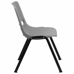 Flash Furniture HERCULES Plastic Shell Stack Chair, Gray (RUTEO1GYGG) -Stackable Folding Chairs Sales unnamed file 1060