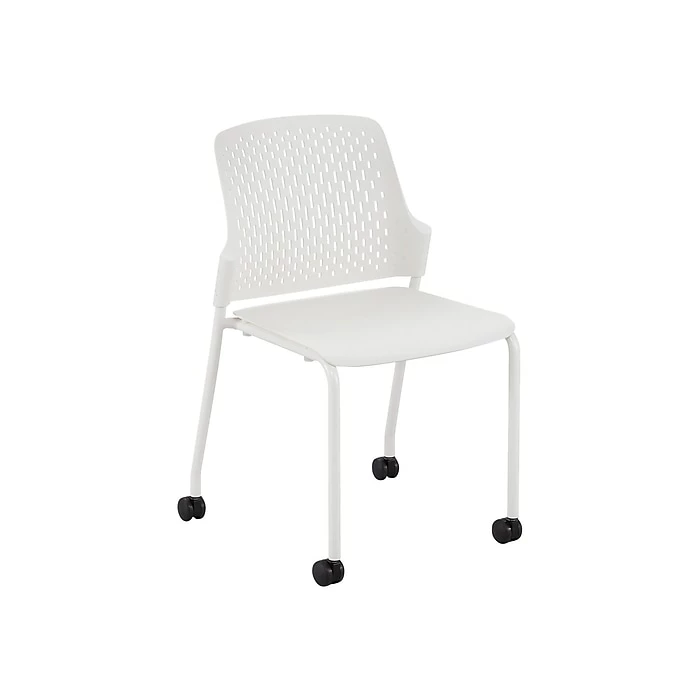 Safco Next Polypropylene Office Chair, White, 4/Carton (4314WH) 3 Safco Next Polypropylene Office Chair, White, 4/Carton (4314WH)