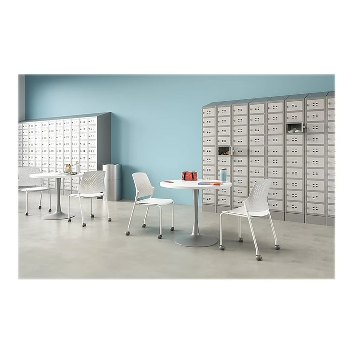 Safco Next Polypropylene Office Chair, White, 4/Carton (4314WH) 8 Safco Next Polypropylene Office Chair, White, 4/Carton (4314WH) - Image 6