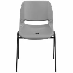 Flash Furniture HERCULES Ergonomic Shell Stack Chairs, Gray, 30/Pack -Stackable Folding Chairs Sales unnamed file 1114