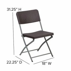 Flash Furniture Hercules Plastic Brown Rattan Plastic Folding Chair, Set Of 6 (6DADYCZ61) 17 Flash Furniture Hercules Plastic Brown Rattan Plastic Folding Chair, Set Of 6 (6DADYCZ61) -Stackable Folding Chairs Sales unnamed file 1151