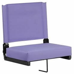 Flash Furniture Game Day Seats By Flash With Ultra-Padded Seat, Purple (XU-STA-PUR-GG)
