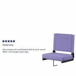 Flash Furniture Game Day Seats By Flash With Ultra-Padded Seat, Purple (XU-STA-PUR-GG) -Stackable Folding Chairs Sales unnamed file 1165