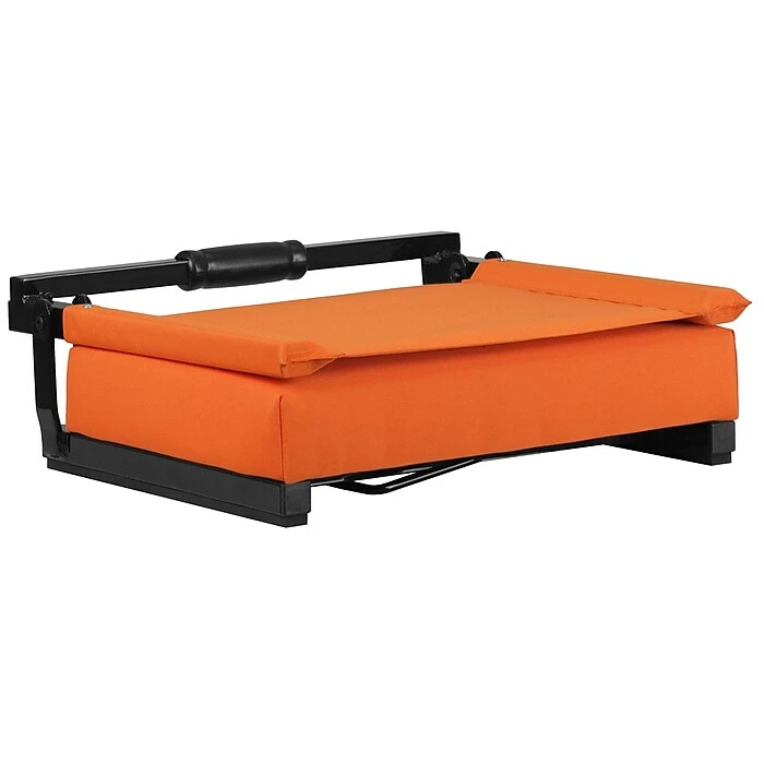 Flash Furniture Game Day Seats By Flash With Ultra-Padded Seat, Orange (XU-STA-OR-GG) 7 Flash Furniture Game Day Seats By Flash With Ultra-Padded Seat, Orange (XU-STA-OR-GG) - Image 5