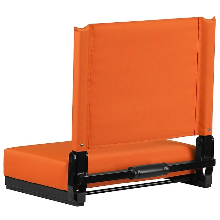 Flash Furniture Game Day Seats By Flash With Ultra-Padded Seat, Orange (XU-STA-OR-GG) 9 Flash Furniture Game Day Seats By Flash With Ultra-Padded Seat, Orange (XU-STA-OR-GG) - Image 7