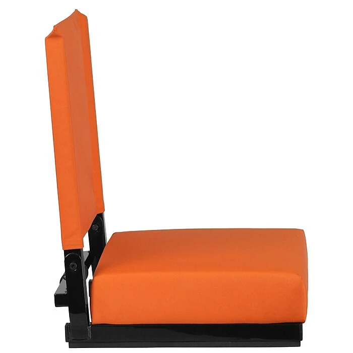 Flash Furniture Game Day Seats By Flash With Ultra-Padded Seat, Orange (XU-STA-OR-GG) 11 Flash Furniture Game Day Seats By Flash With Ultra-Padded Seat, Orange (XU-STA-OR-GG) - Image 9