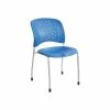 Safco Reve Plastic Guest Chair, Blue 2/Carton (6805BU)