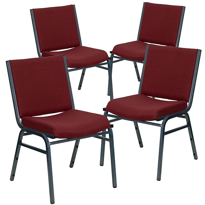Flash Furniture HERCULES 4/Pack 3'' Thick Padded Stack Chairs (4XU60153BY) 3 Flash Furniture HERCULES 4/Pack 3'' Thick Padded Stack Chairs (4XU60153BY)
