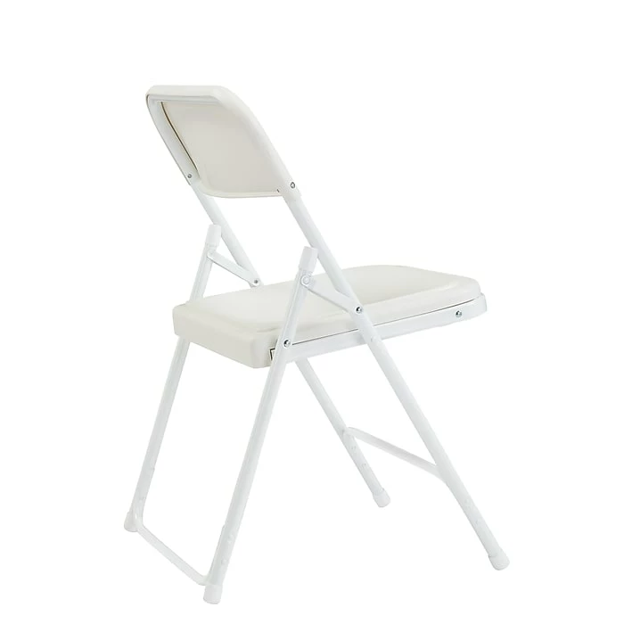 National Public Seating 800 Series Premium Lightweight Plastic Folding Chair, Bright White, 100 Pk (821/100) 7 National Public Seating 800 Series Premium Lightweight Plastic Folding Chair, Bright White, 100 Pk (821/100) - Image 5