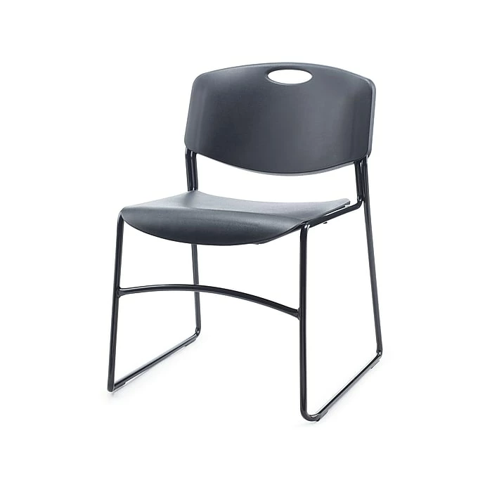 Staples Resin Student/School Chair, Black, 4/Pack (51475) 5 Staples Resin Student/School Chair, Black, 4/Pack (51475) - Image 4