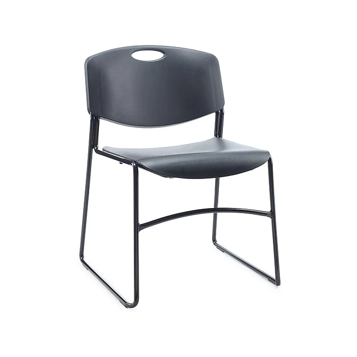 Staples Resin Student/School Chair, Black, 4/Pack (51475) 6 Staples Resin Student/School Chair, Black, 4/Pack (51475) - Image 5