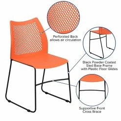 Flash Furniture Hercules Series Plastic Stack Chair, Orange (RUT498AORANGEGG) 15 Flash Furniture Hercules Series Plastic Stack Chair, Orange (RUT498AORANGEGG) -Stackable Folding Chairs Sales unnamed file 1329