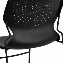 Flash Furniture Hercules Plastic Stack Chair, Black (RUT438BKGG) -Stackable Folding Chairs Sales unnamed file 1341