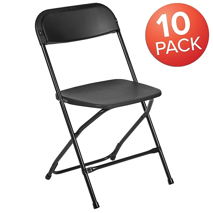 Flash Furniture HERCULES Plastic Student/School Chairs, Black, 10/Pack (LE-L-3-BK-GG) 4 Flash Furniture HERCULES Plastic Student/School Chairs, Black, 10/Pack (LE-L-3-BK-GG) - Image 2