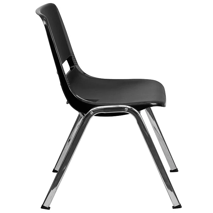 Flash Furniture HERCULES Plastic Student/School Chair, Black (RUT-18-BK-CHR-GG) 11 Flash Furniture HERCULES Plastic Student/School Chair, Black (RUT-18-BK-CHR-GG) - Image 9