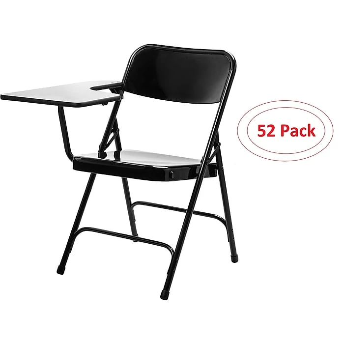 National Public Seating NPS 5210 Series Tablet Arm Folding Chair, Right-Handed, Black, 52 Pack (5210L/52) 3 National Public Seating NPS 5210 Series Tablet Arm Folding Chair, Right-Handed, Black, 52 Pack (5210L/52)