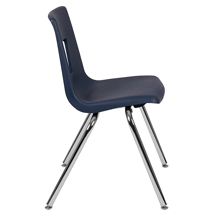 Advantage Navy Student Stack School Chair - 18" 4 Pack (ADVSSC18NAVY4) 9 Advantage Navy Student Stack School Chair - 18" 4 Pack (ADVSSC18NAVY4) - Image 7