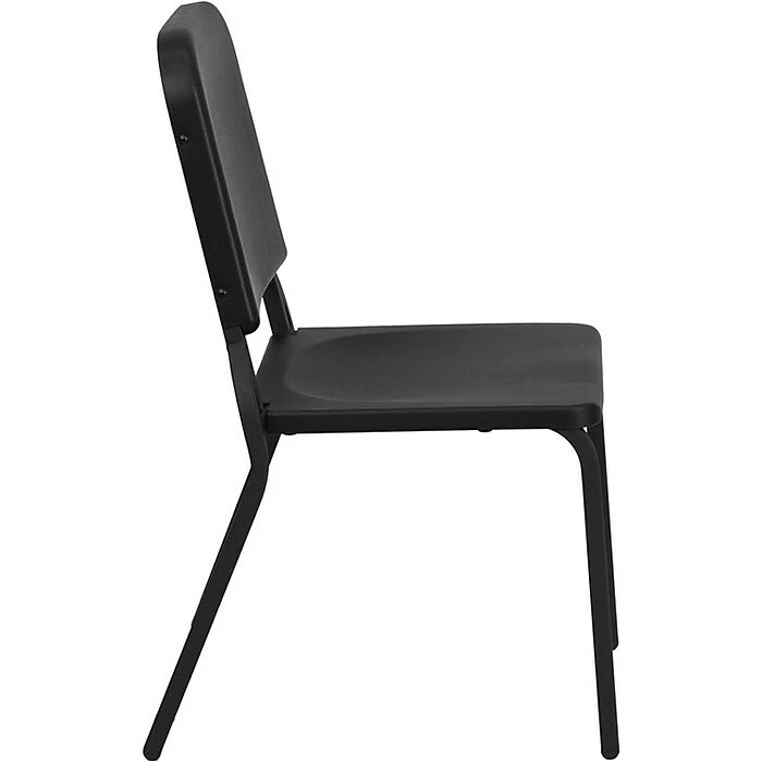 Flash Furniture HERCULES™ Polypropylene Stackable Melody Band/Music Chair, Black, 12/Pack 6 Flash Furniture HERCULES™ Polypropylene Stackable Melody Band/Music Chair, Black, 12/Pack - Image 4