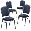 Flash Furniture HERCULES 4/Pack Banquet Chairs W/Vinyl Seat Silver Vein Frame (4FDC01SVNY) -Stackable Folding Chairs Sales unnamed file 142