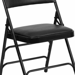 Flash Furniture HERCULES Series Vinyl Folding Chair, Black, 2/Pack (2HAMC309AVBK) -Stackable Folding Chairs Sales unnamed file 159