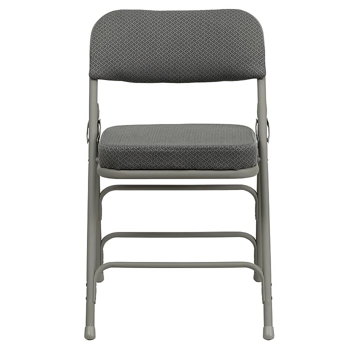 Flash Furniture HERCULES Series Fabric Folding Chair, Gray, 2/Pack (2HAMC320AFGRY) 8 Flash Furniture HERCULES Series Fabric Folding Chair, Gray, 2/Pack (2HAMC320AFGRY) - Image 6