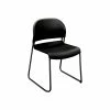 HON GuestStacker Plastic Banquet/Reception Chairs, Onyx, 4/Pack (HON4031ONT)
