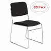 National Public Seating 8600 Series Fabric Padded Stack Chair, Ebony Black/Chrome, 20 Pack (8660/20) 2 National Public Seating 8600 Series Fabric Padded Stack Chair, Ebony Black/Chrome, 20 Pack (8660/20) -Stackable Folding Chairs Sales unnamed file 235
