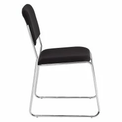 National Public Seating 8600 Series Fabric Padded Stack Chair, Ebony Black/Chrome, 20 Pack (8660/20) -Stackable Folding Chairs Sales unnamed file 237