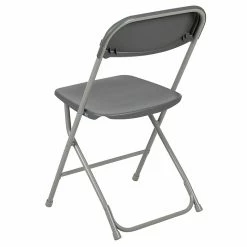 Flash Furniture HERCULES Series Plastic Banquet/Reception Chair, Gray, 2/Pack (2LEL3GREY) -Stackable Folding Chairs Sales unnamed file 280