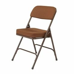 National Public Seating NPS 3200 Series Premium 2" Fabric Padded Folding Chairs, Antique Gold/Brown, 2 Pack (3219/2) -Stackable Folding Chairs Sales unnamed file 302