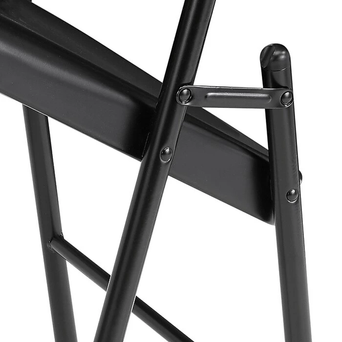 National Public Seating NPS Commercialine 900 Series Vinyl Upholstered Commercialine Folding Chairs, Black, 4 Pack (910/4) 7 National Public Seating NPS Commercialine 900 Series Vinyl Upholstered Commercialine Folding Chairs, Black, 4 Pack (910/4) - Image 5