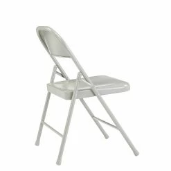 National Public Seating NPS Commercialine 900 Series Vinyl Upholstered Commercialine Folding Chairs, Gray, 4 Pack (902/4) -Stackable Folding Chairs Sales unnamed file 337