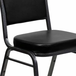 Flash Furniture HERCULES 4/Pack Banquet Chairs W/Vinyl Seat Silver Vein Frame (4FDC01SVBKVY) -Stackable Folding Chairs Sales unnamed file 416