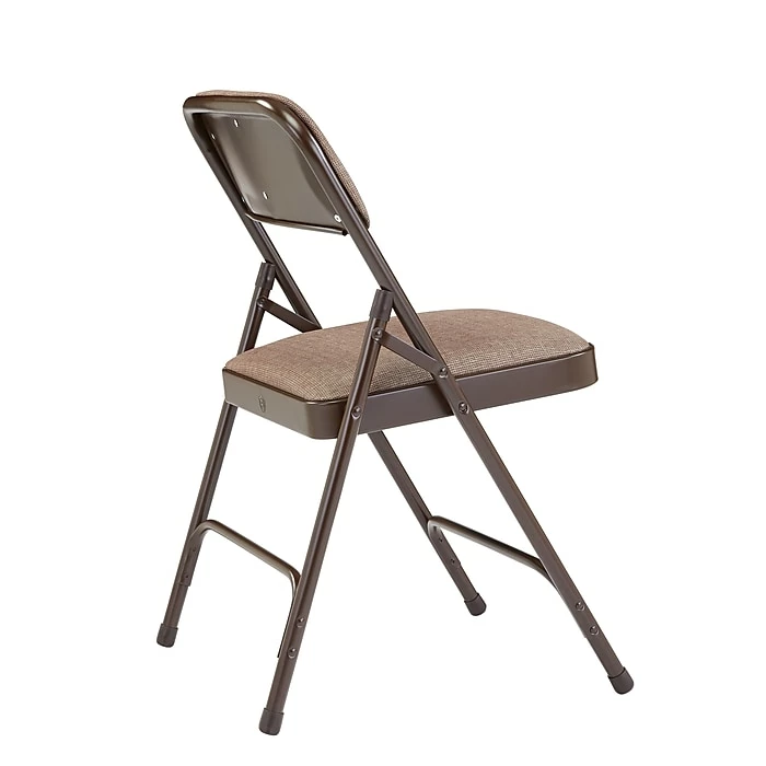 National Public Seating NPS 2200 Series Fabric Padded Premium Folding Chairs, Russet Walnut, 4 Pack (2207/4) 10 National Public Seating NPS 2200 Series Fabric Padded Premium Folding Chairs, Russet Walnut, 4 Pack (2207/4) - Image 8