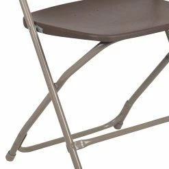 Flash Furniture HERCULES™ Plastic Armless Folding Chair, Premium Brown, 4/Pack -Stackable Folding Chairs Sales unnamed file 459