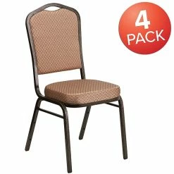 Flash Furniture HERCULES 4/Pack Banquet Chairs W/Gold Vein Frame (4FDC01GVGO) -Stackable Folding Chairs Sales unnamed file 467