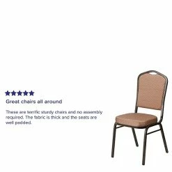 Flash Furniture HERCULES 4/Pack Banquet Chairs W/Gold Vein Frame (4FDC01GVGO) -Stackable Folding Chairs Sales unnamed file 469