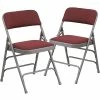 Flash Furniture HERCULES Series Fabric Folding Chair, Burgundy, 2/Pack (2AWMC309AFBG) -Stackable Folding Chairs Sales unnamed file 481
