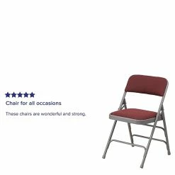 Flash Furniture HERCULES Series Fabric Folding Chair, Burgundy, 2/Pack (2AWMC309AFBG) 15 Flash Furniture HERCULES Series Fabric Folding Chair, Burgundy, 2/Pack (2AWMC309AFBG) -Stackable Folding Chairs Sales unnamed file 485