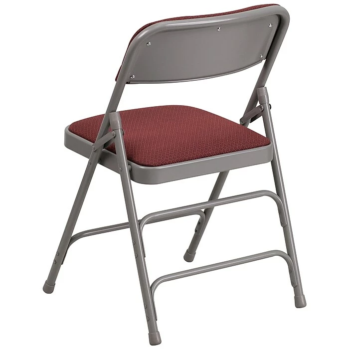 Flash Furniture HERCULES Series Fabric Folding Chair, Burgundy, 2/Pack (2AWMC309AFBG) 10 Flash Furniture HERCULES Series Fabric Folding Chair, Burgundy, 2/Pack (2AWMC309AFBG) - Image 8