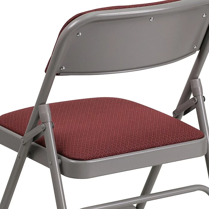Flash Furniture HERCULES Series Fabric Folding Chair, Burgundy, 2/Pack (2AWMC309AFBG) 11 Flash Furniture HERCULES Series Fabric Folding Chair, Burgundy, 2/Pack (2AWMC309AFBG) - Image 9