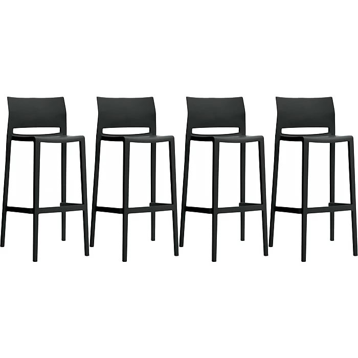 Global Bakhita Plastic Banquet/Reception Chair, Char 4/Carton (6754CHA) 3 Global Bakhita Plastic Banquet/Reception Chair, Char 4/Carton (6754CHA)