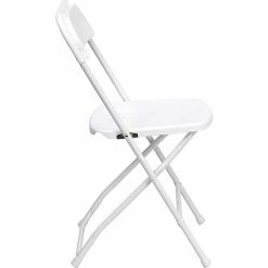 Flash Furniture HERCULES™ Plastic Armless Folding Chair, Premium White, 52/Pack -Stackable Folding Chairs Sales unnamed file 526